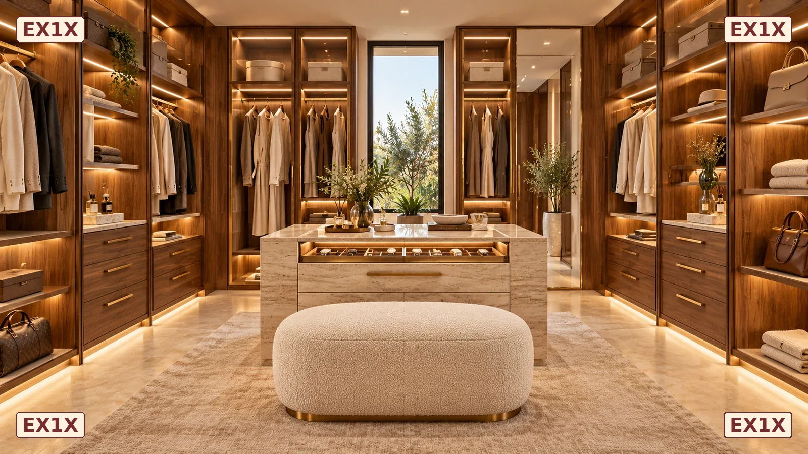 Walk-in wardrobe