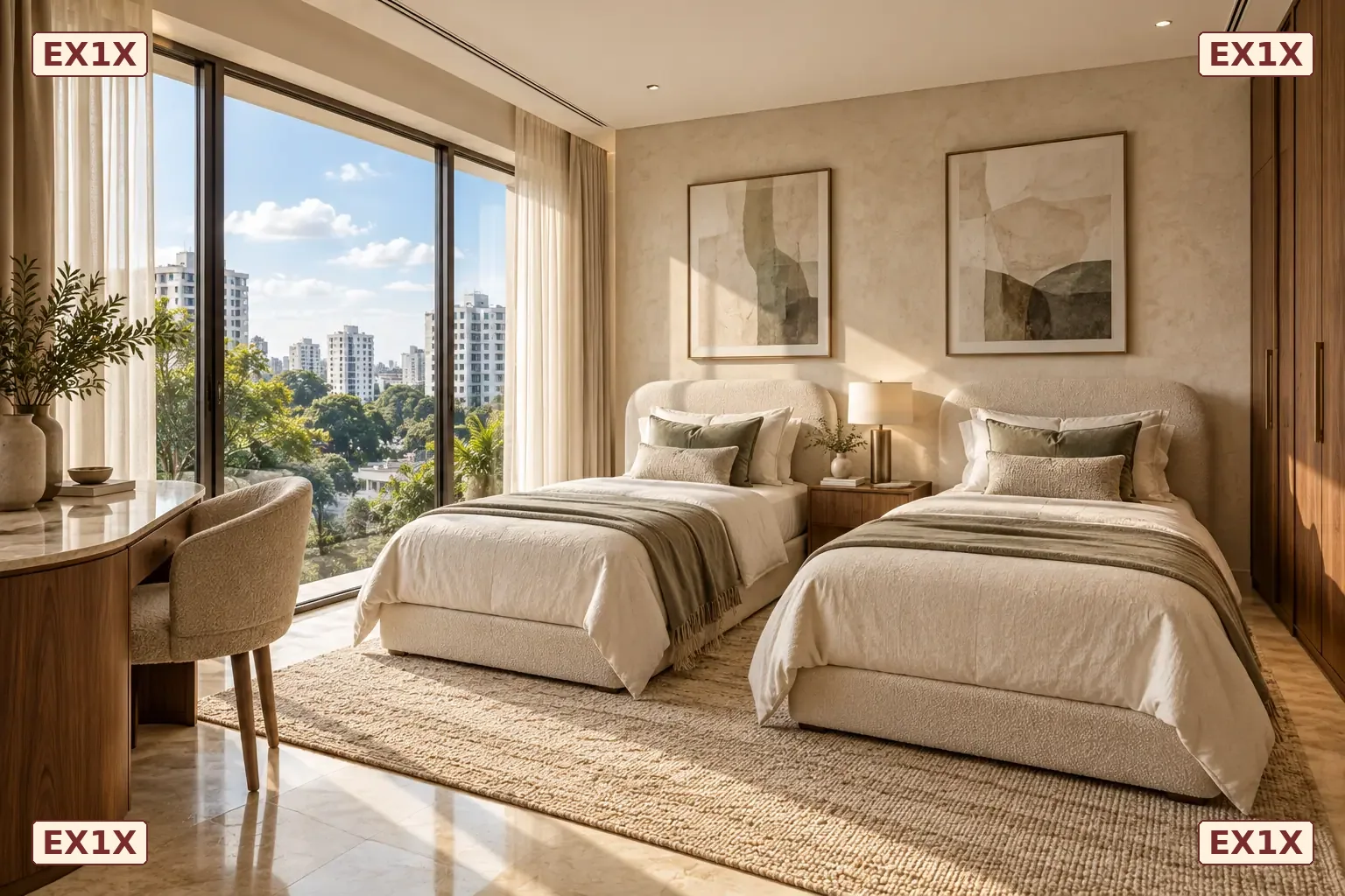 Bedroom 3 — Twin suite