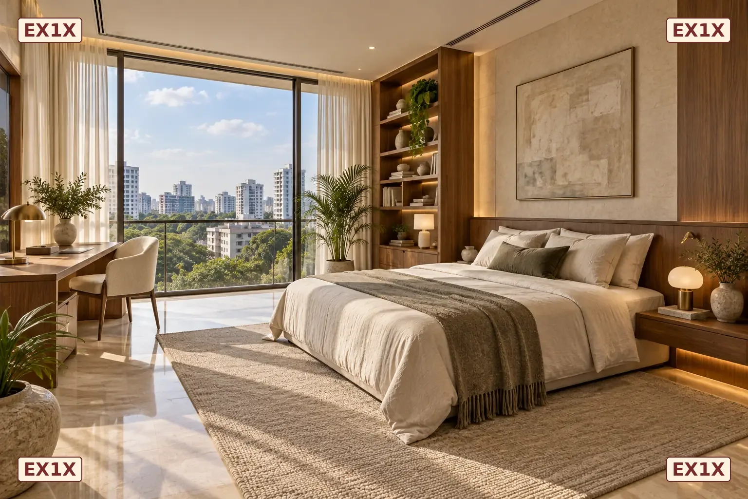 Bedroom 5 — Study suite