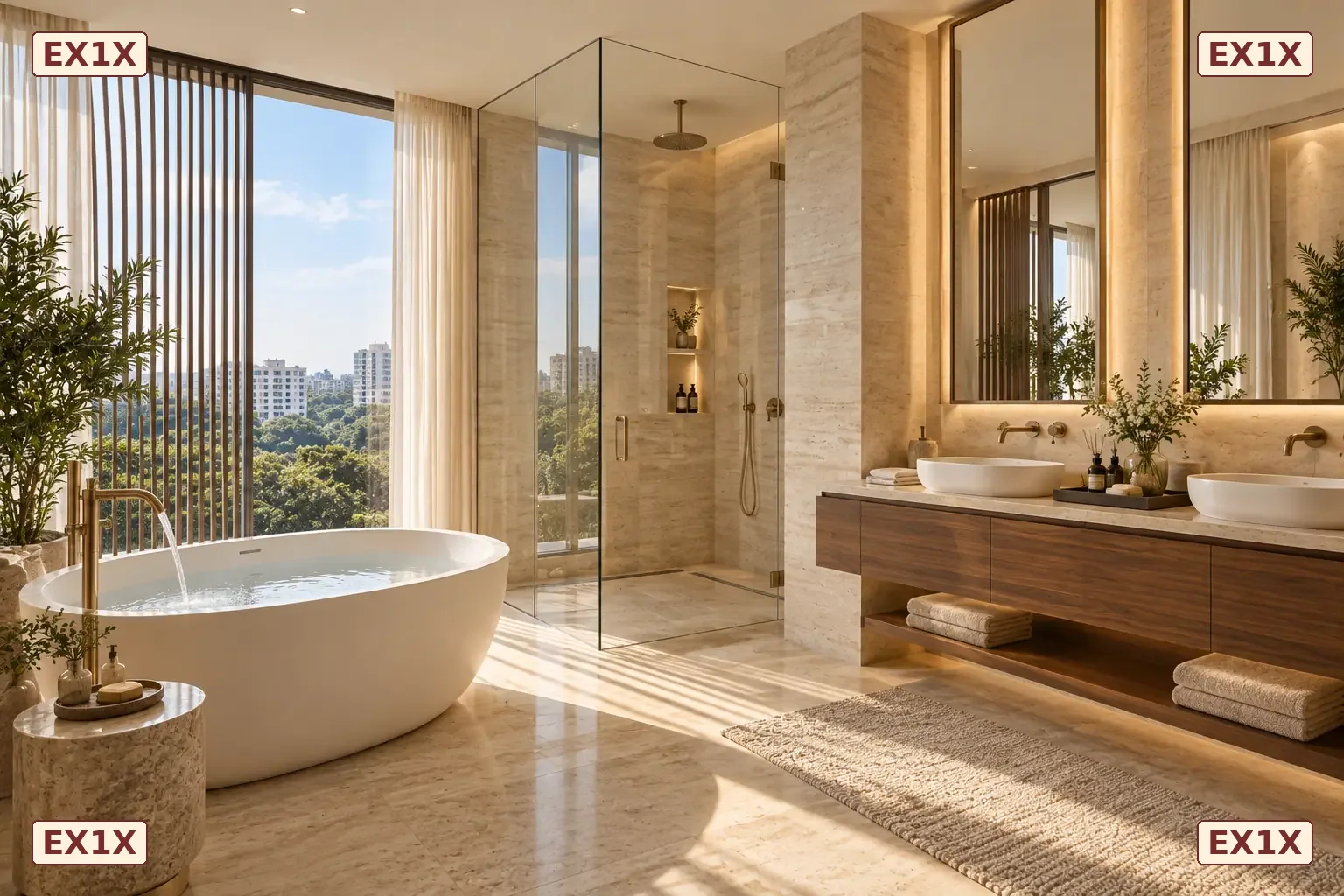 Principal bathroom