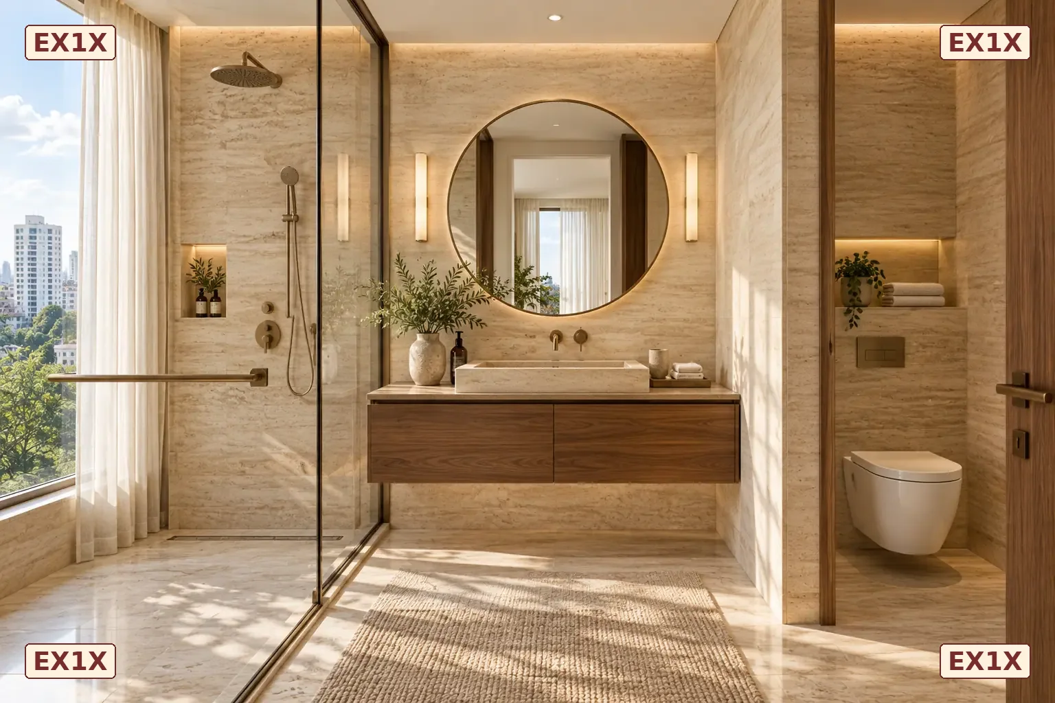 Shared bathroom